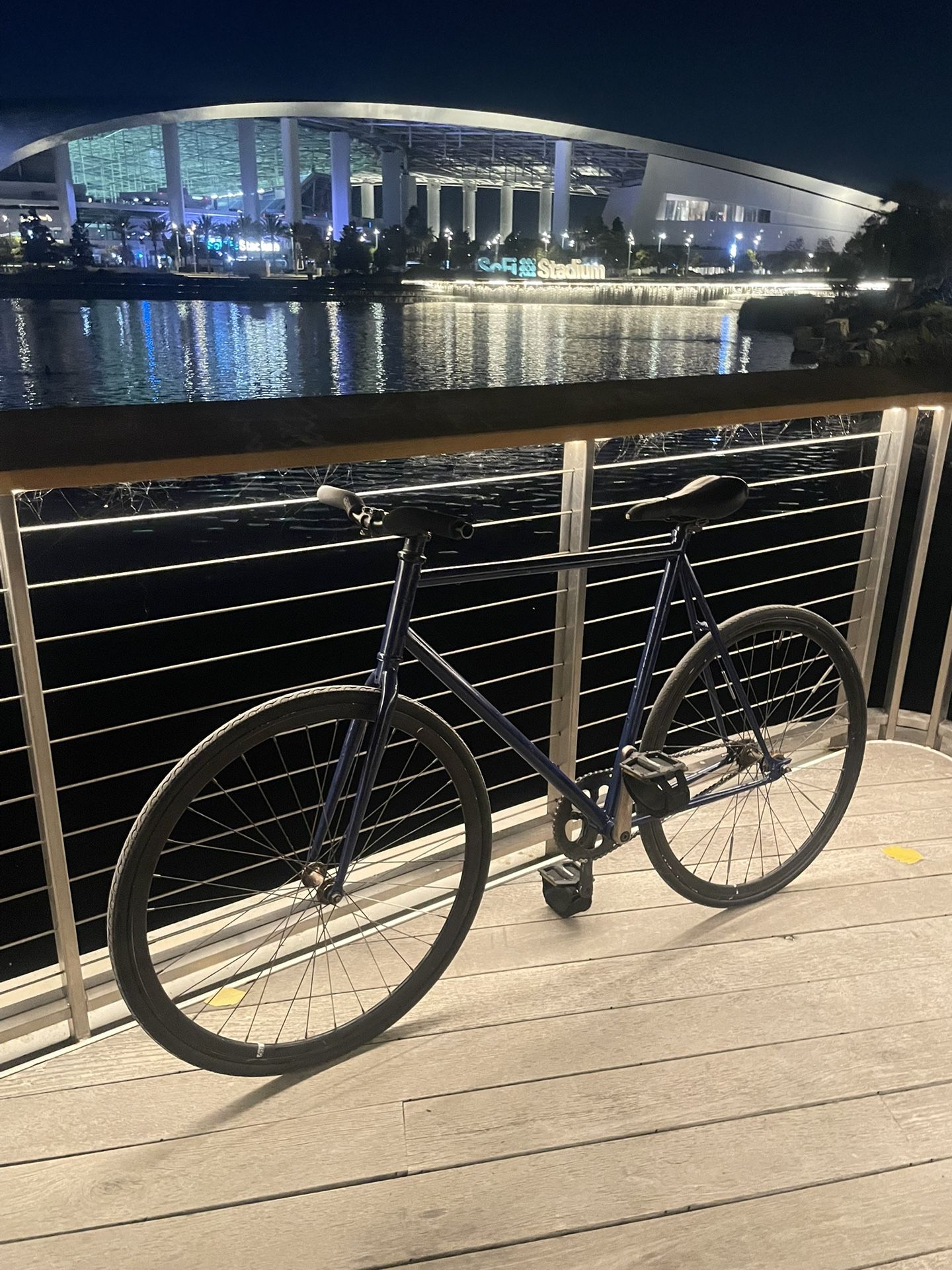 fixie navy blue
