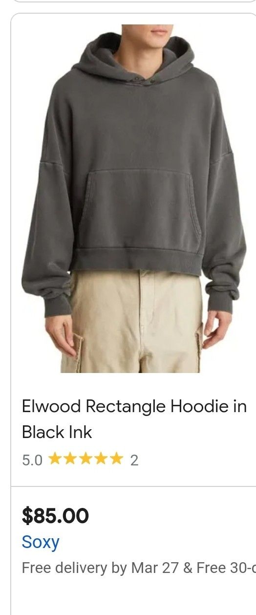 Elkwood Knitted Hoodie Mens Size 2xl