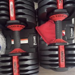 TYZDMY Adjustable Dumbbells Set of 2，Free Weights Dumbbells Set，Adjustable Dumbbell Set，52.5 lbs pair 105 lbs，15 in 1，for Men/Women Gym Equipment for 