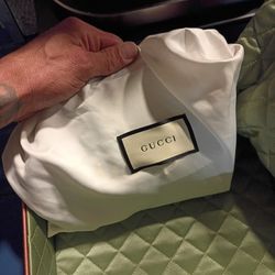 Gucci Gator Print Purse Green