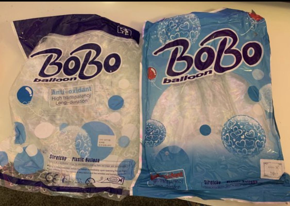 Bobo balloons 15 dlls each
