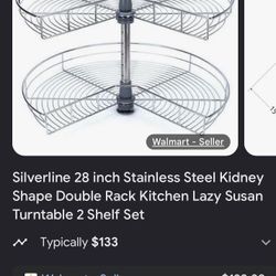 Pantry Corner Rotating Shelf 