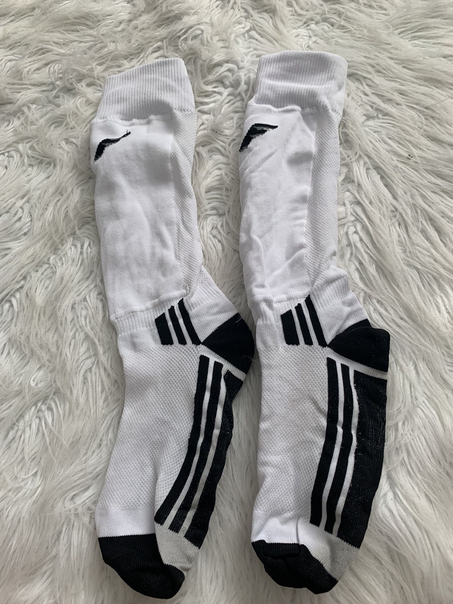 adidas COPA ZONE IV Soccer Sock | White-Black | Unisex