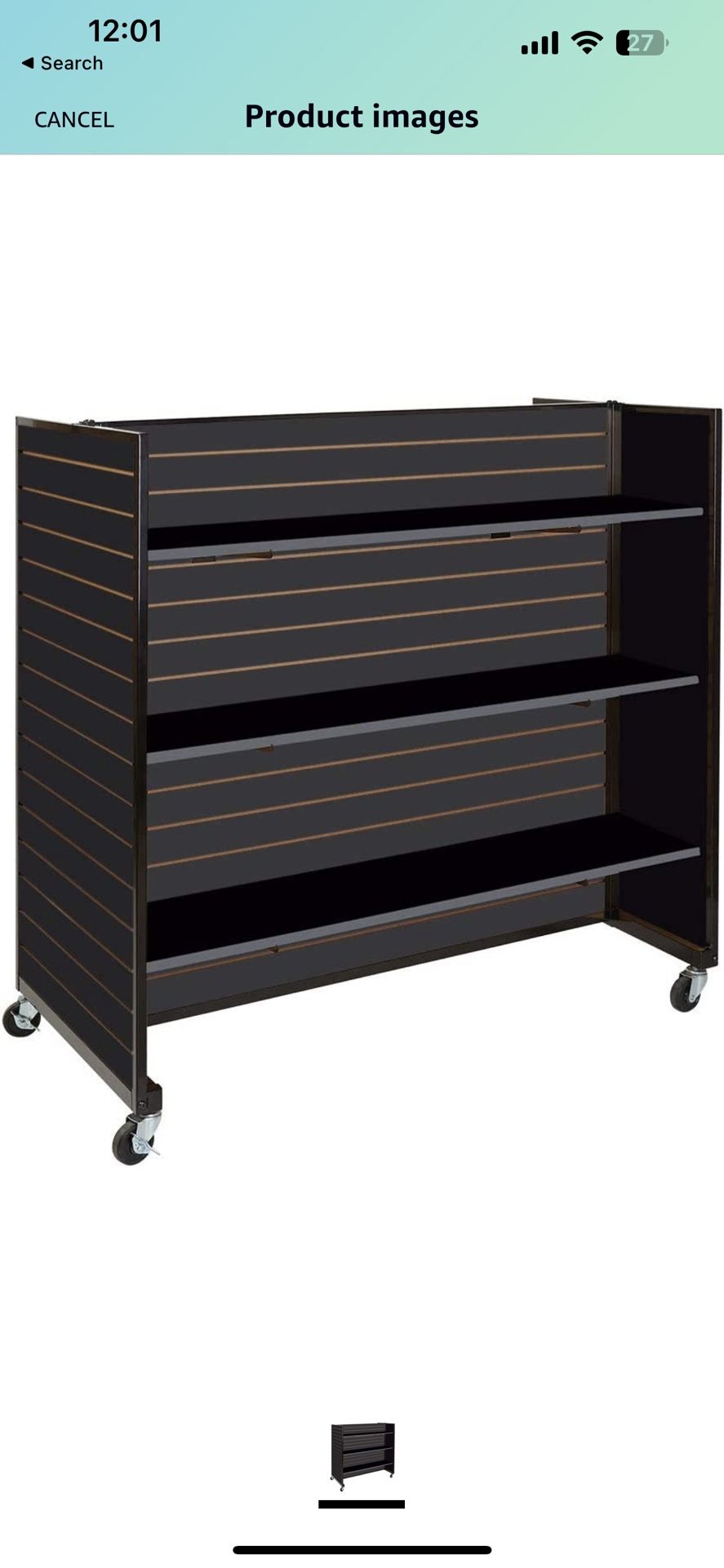 Portable Slat Wall