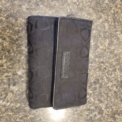 Liz Claiborne black trifold wallet