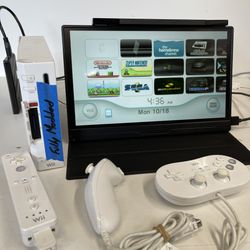 Fully Modded Wii with 32gb SD card & 2 TB external hard drive