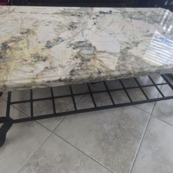 Coffee Table With Granite Top