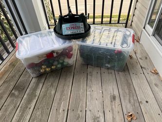 Christmas Decor Bundle with Tree Stand