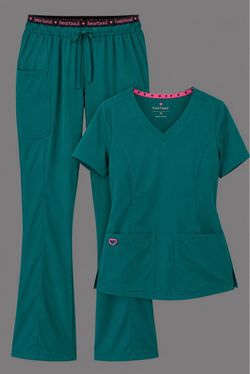 Heartsoul Scrub Set Top and Pants