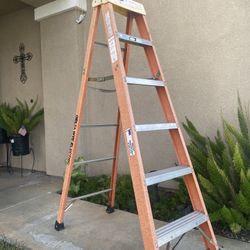Selling A Sunset 6’ Fiberglass Step Ladder Model F1A06 