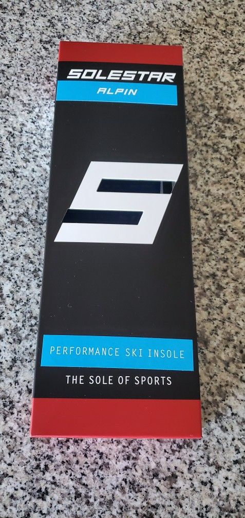 Solestar Alpin Ski & Snowboard Insole Footbed Carbon Fiber