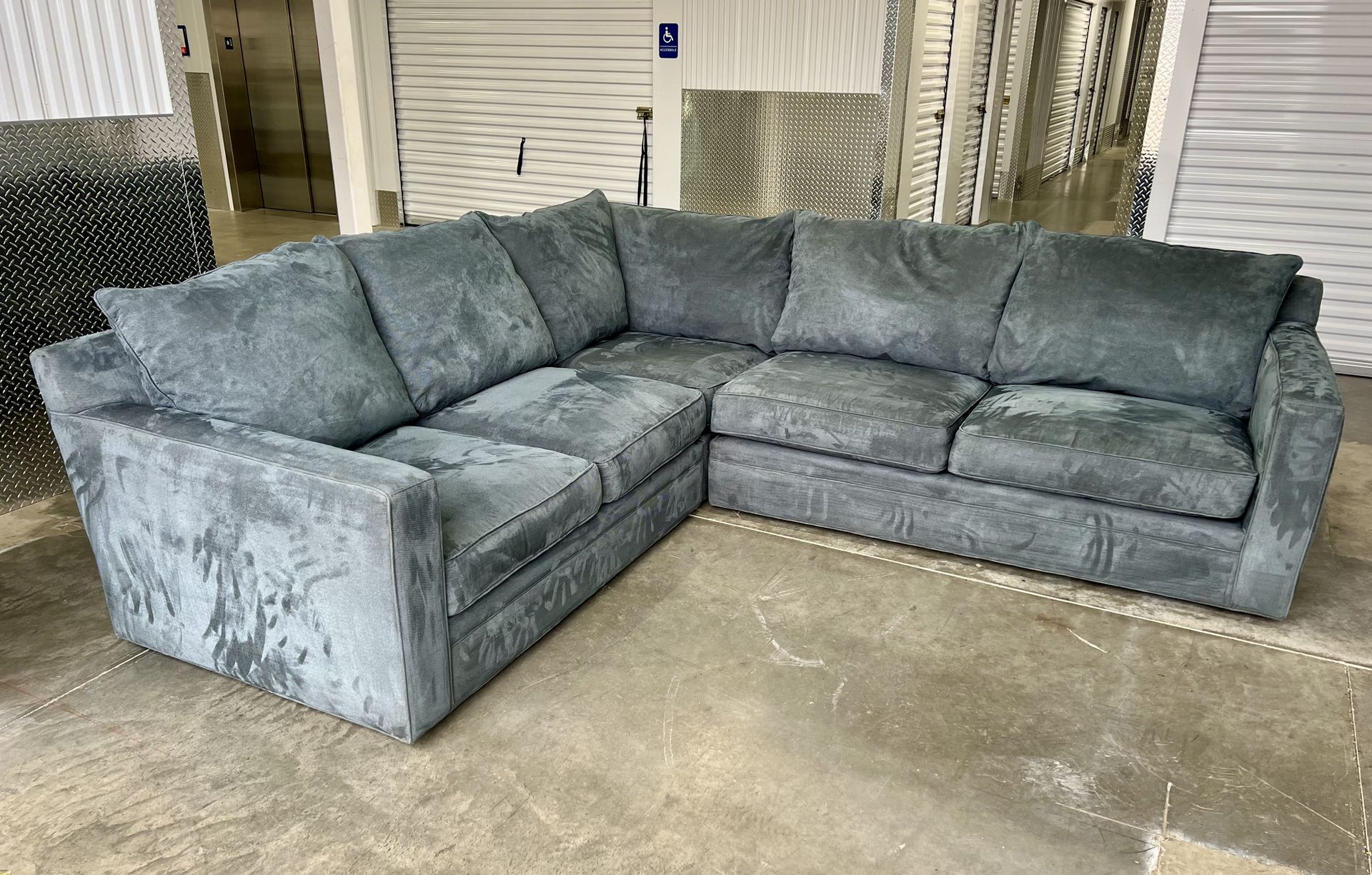 Custom $6,500 Room & Board Large Like New Sectional Sofa