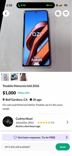 Motorola Razr 2026 brand new