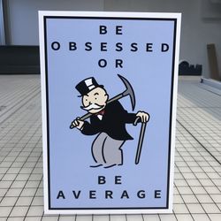 Monopoly Motivation Ikonick Poster Board Supreme KAWS Off White