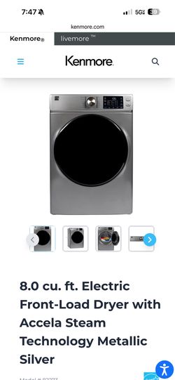 NEW FACTORY SEALED Kenmore Dryer. Save $600 vs retail