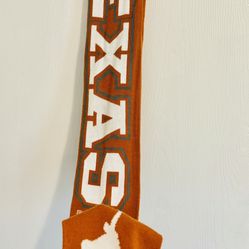 Vtg University Of Texas woven Scarf Please Read Description 