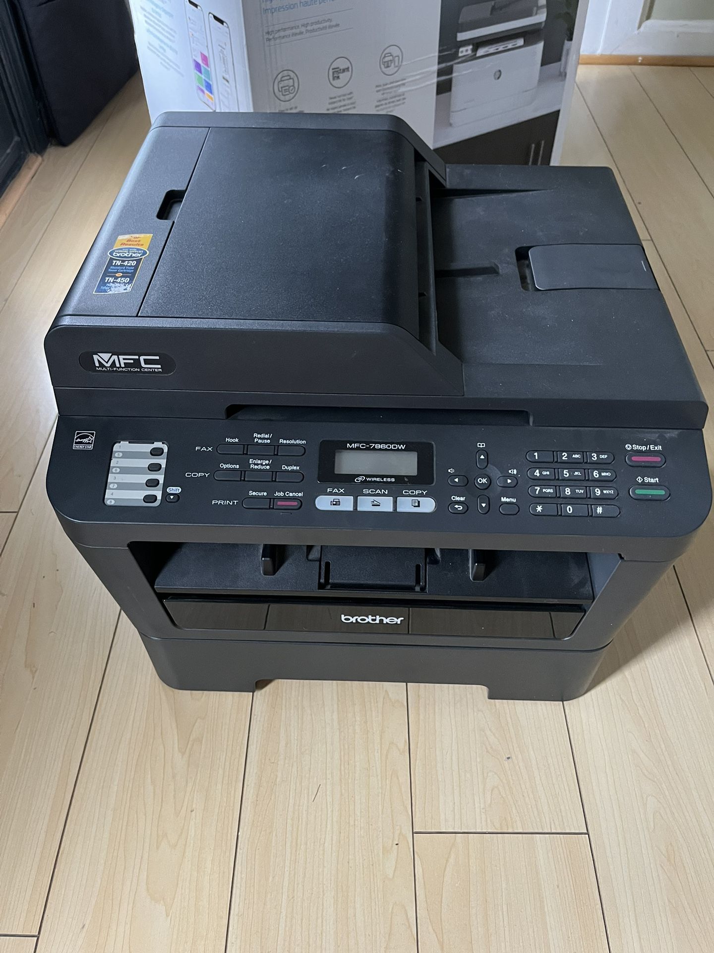 Read My description Brother Premium MFC-7860DW Series Compact Monochrome All-in-One Laser Printer | Print Copy Scan Fax