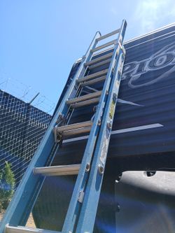 Werner 16ft fiberglass extension ladder