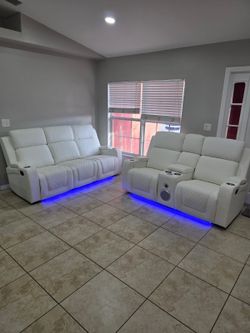 Manual Reclining Sofa Set / Set de Sofa Reclinable Manual