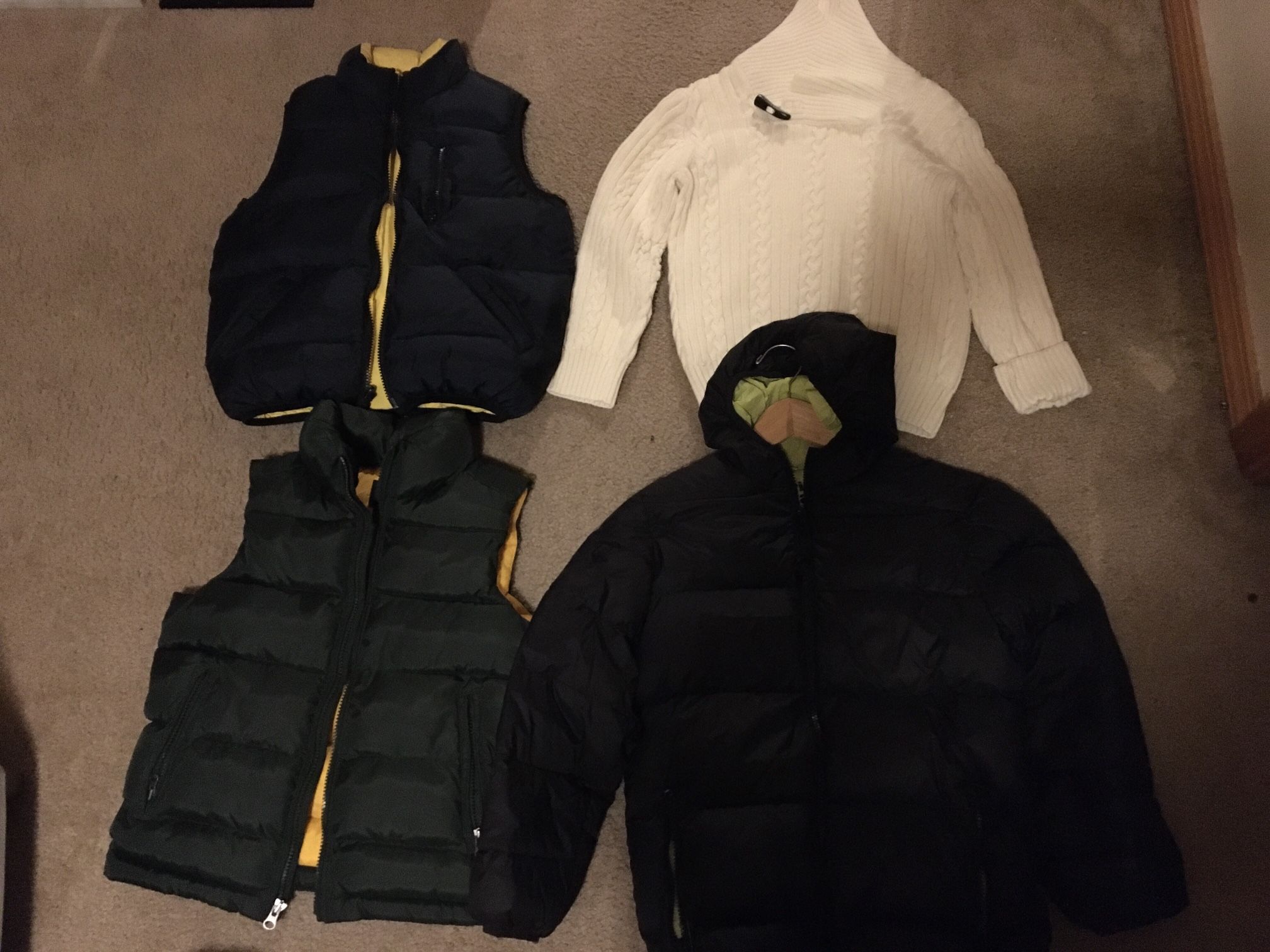 Kids Clothes, Sweater And Down Jacket Size 6-7-8