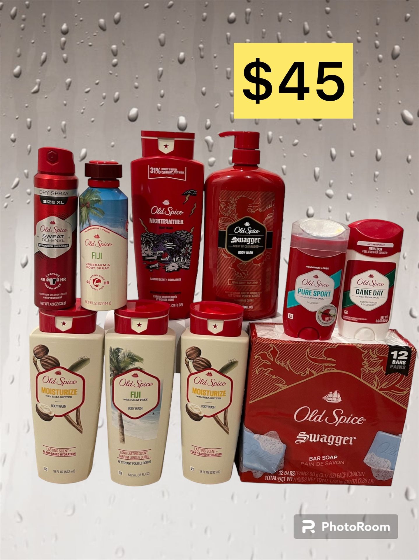 $45 Old Spice Bath Care Bundle