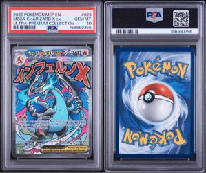 PSA 10 Mega Charizard X ex #023 Black Star Promo – Mega Charizard X Ultra Premium Collection – Pokemon TCG Card
