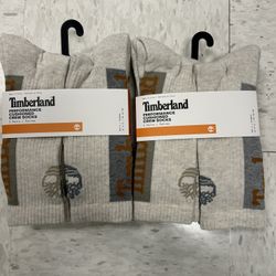 NWT Timberland performance men’s cushion crew socks 12 pairs