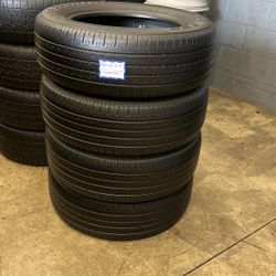4-used Tires 225/65/R17 Toyo Open Country. 