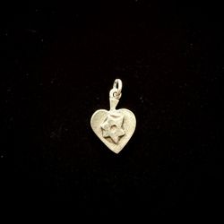 Sterling Silver Shot Through The Heart Pendant/Charm