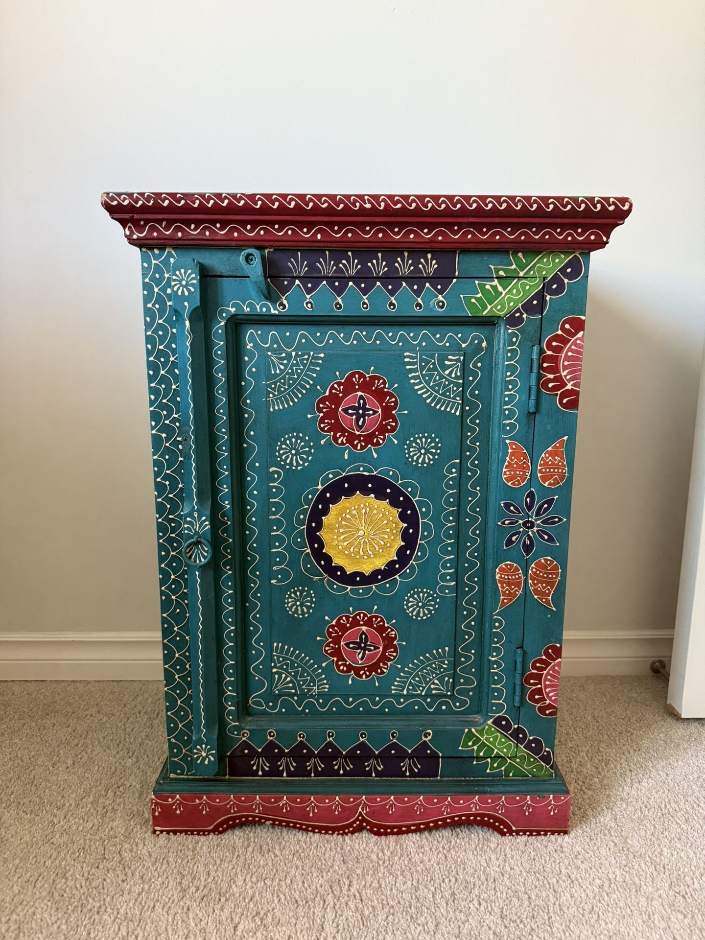 Antique Boho Table/Nightstand/Storage