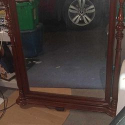Wood Mirror For Dresser 