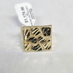 10kt Gold Nugget Ring