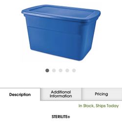 Sterilite Storage Box - 30 Gallon X30