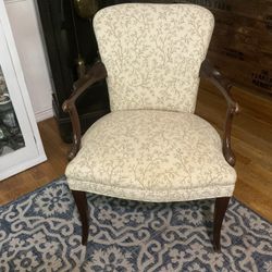 Vintage reupholstered Accent Arm Chair 