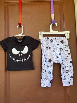 The Nightmare Before Christmas Jack Skellington Halloween Outfit Set 2-Piece
