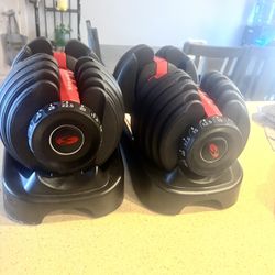 Bowflex Dumbbells 552 Like New Retail 400 Asking For 230