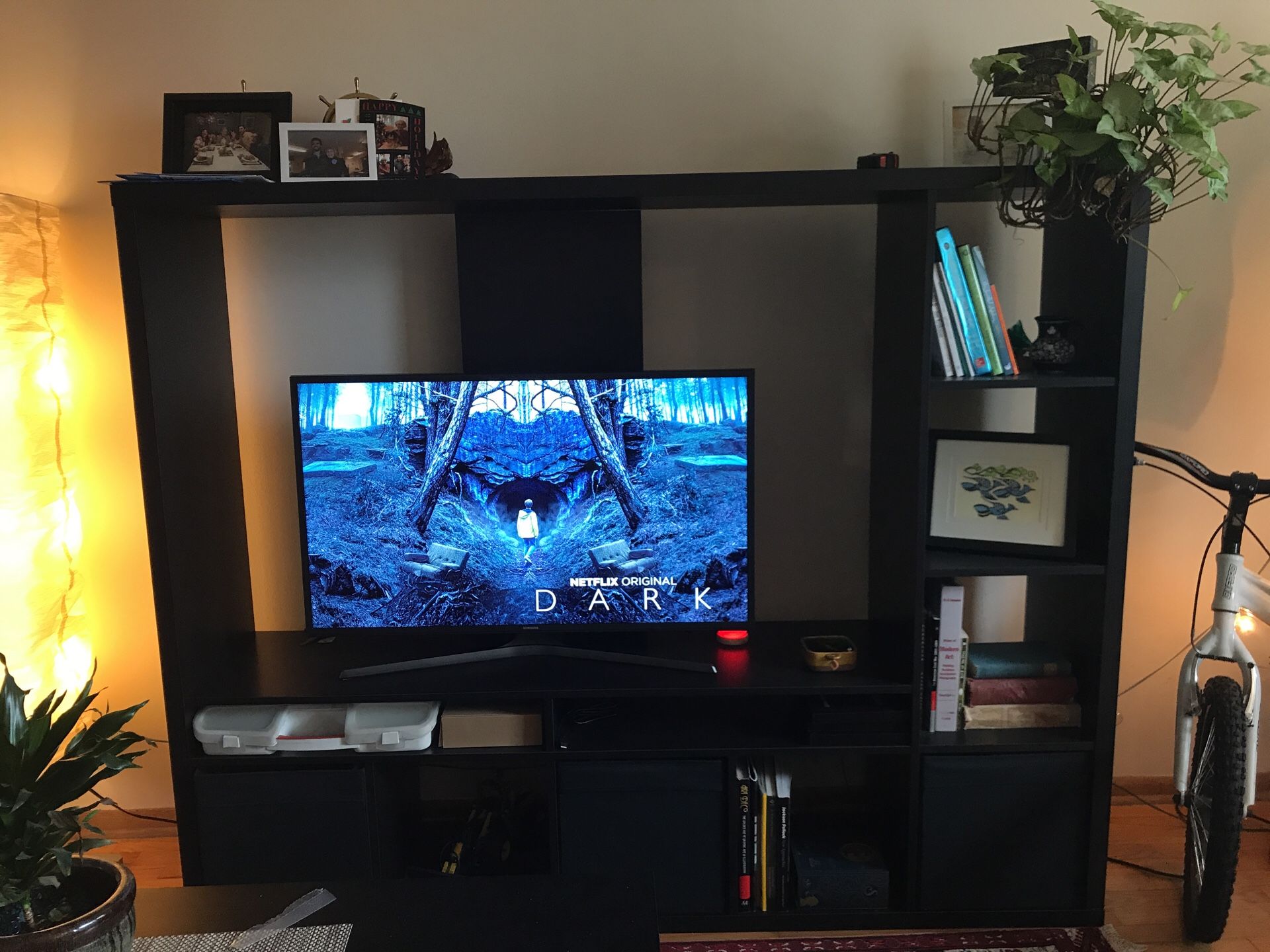 TV Stand with Shelves