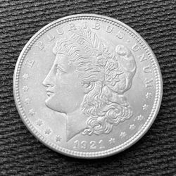 1921-P Morgan Silver Dollar