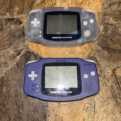 Gameboy Advance’s Indigo & Glacier 