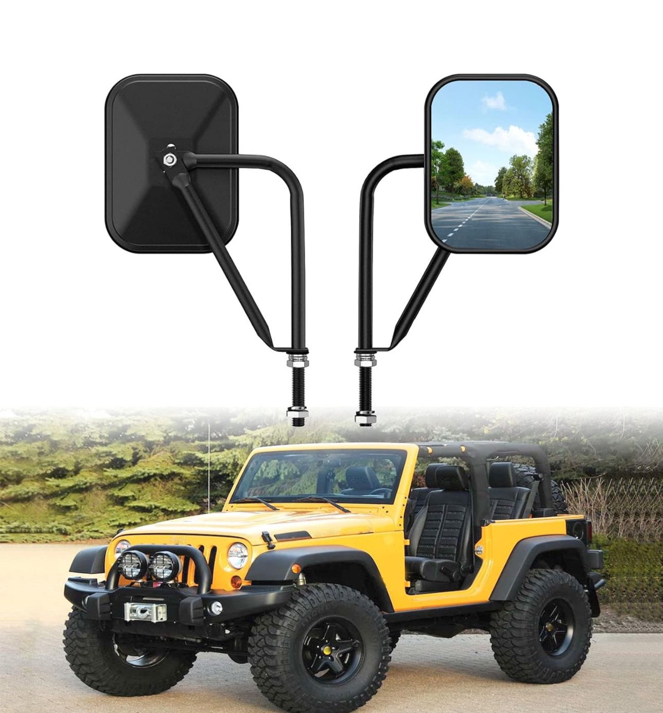 Jeep mirrors Door Off