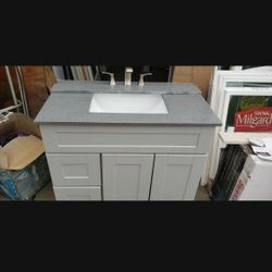 36 Vanity, Top Quarz And Faucet  Available Now 