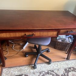 Hard Wood Bamboo Desk