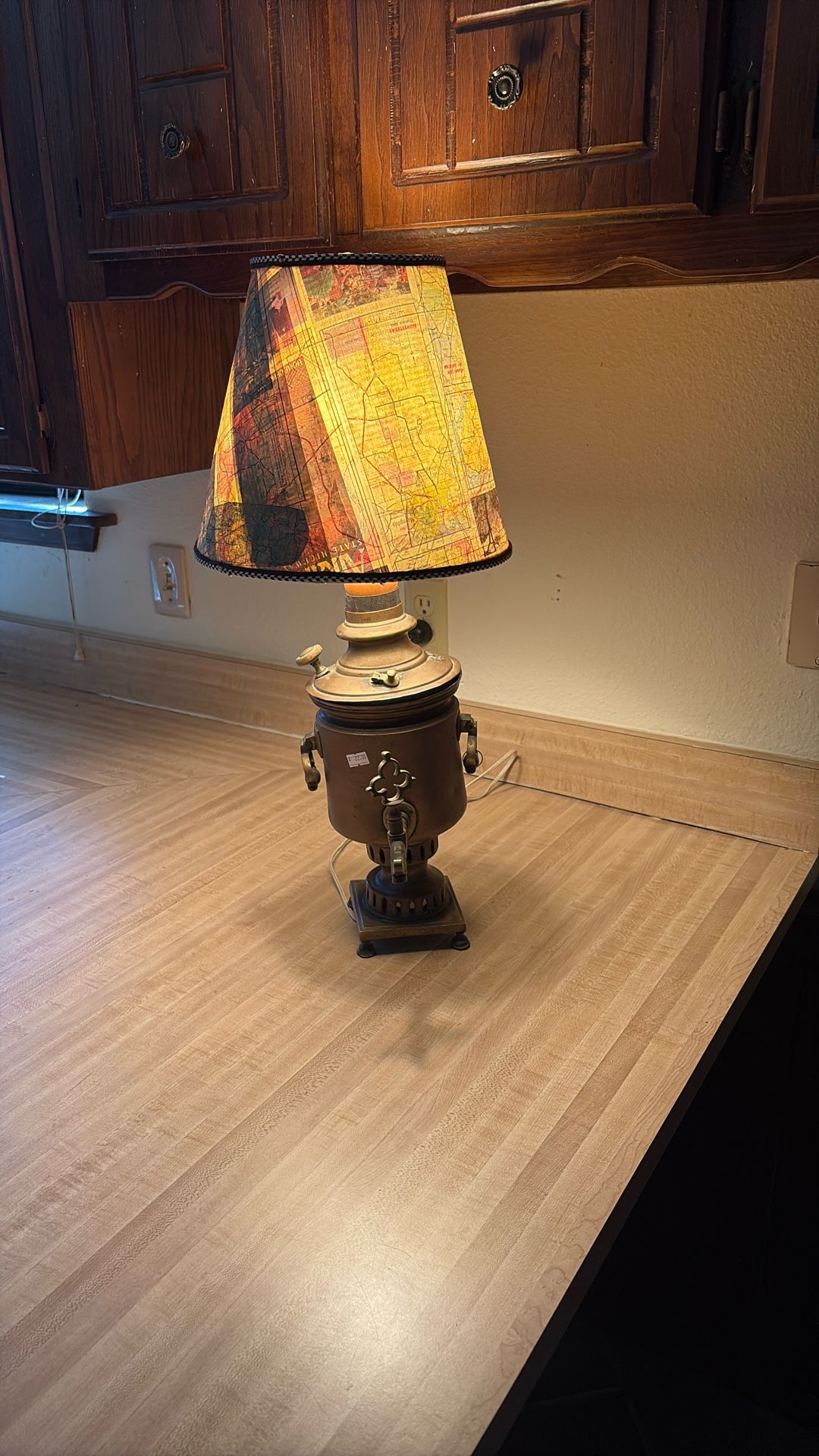 Antique Copper Lamp