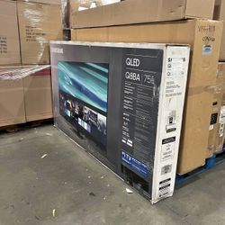 75” Samsung QLED Smart 4K Tv HDR 120Hz 