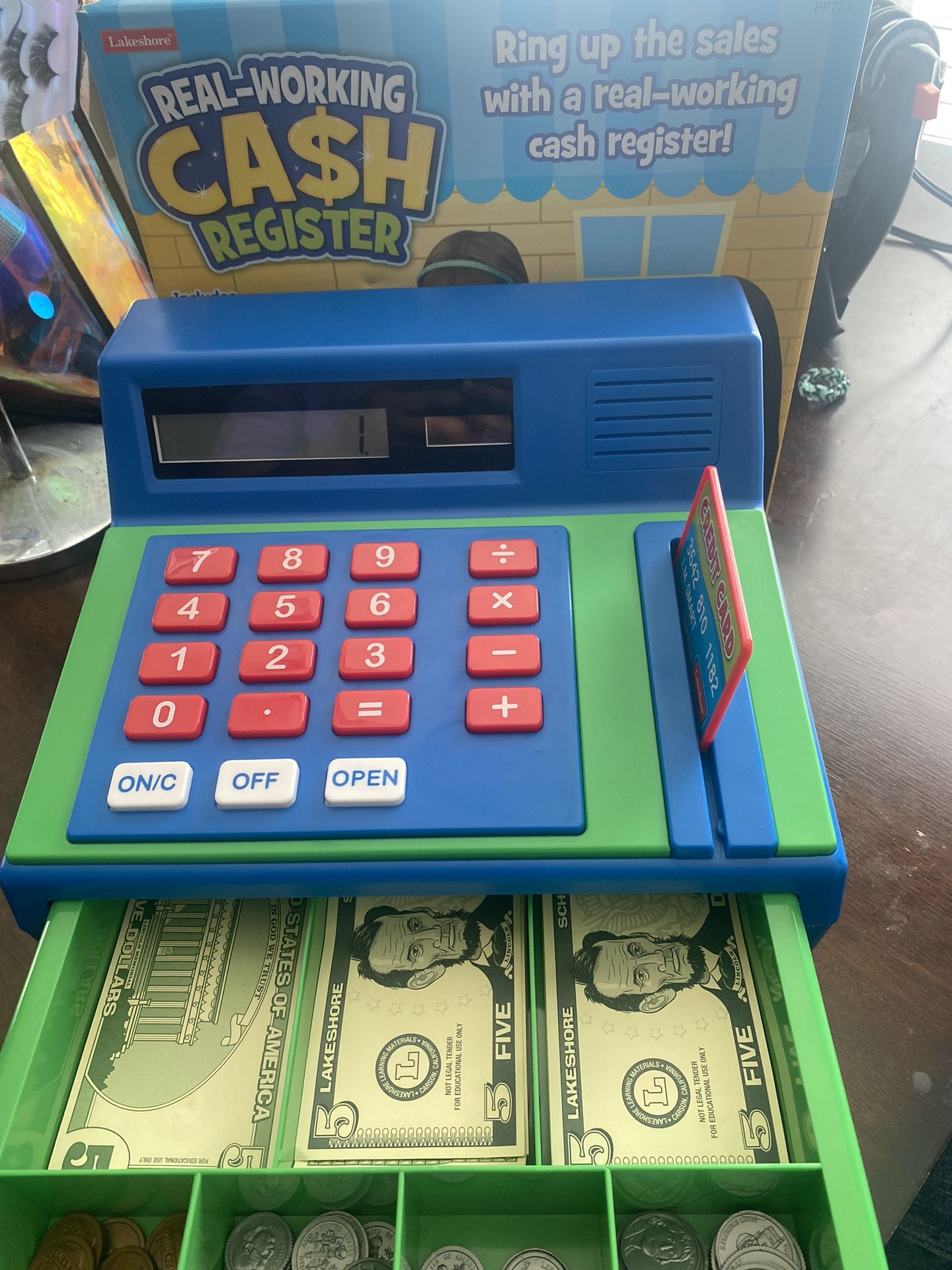 Lakeshore Real Like Working Cash Register
