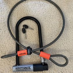 Kryptonite Bike Lock And Cable