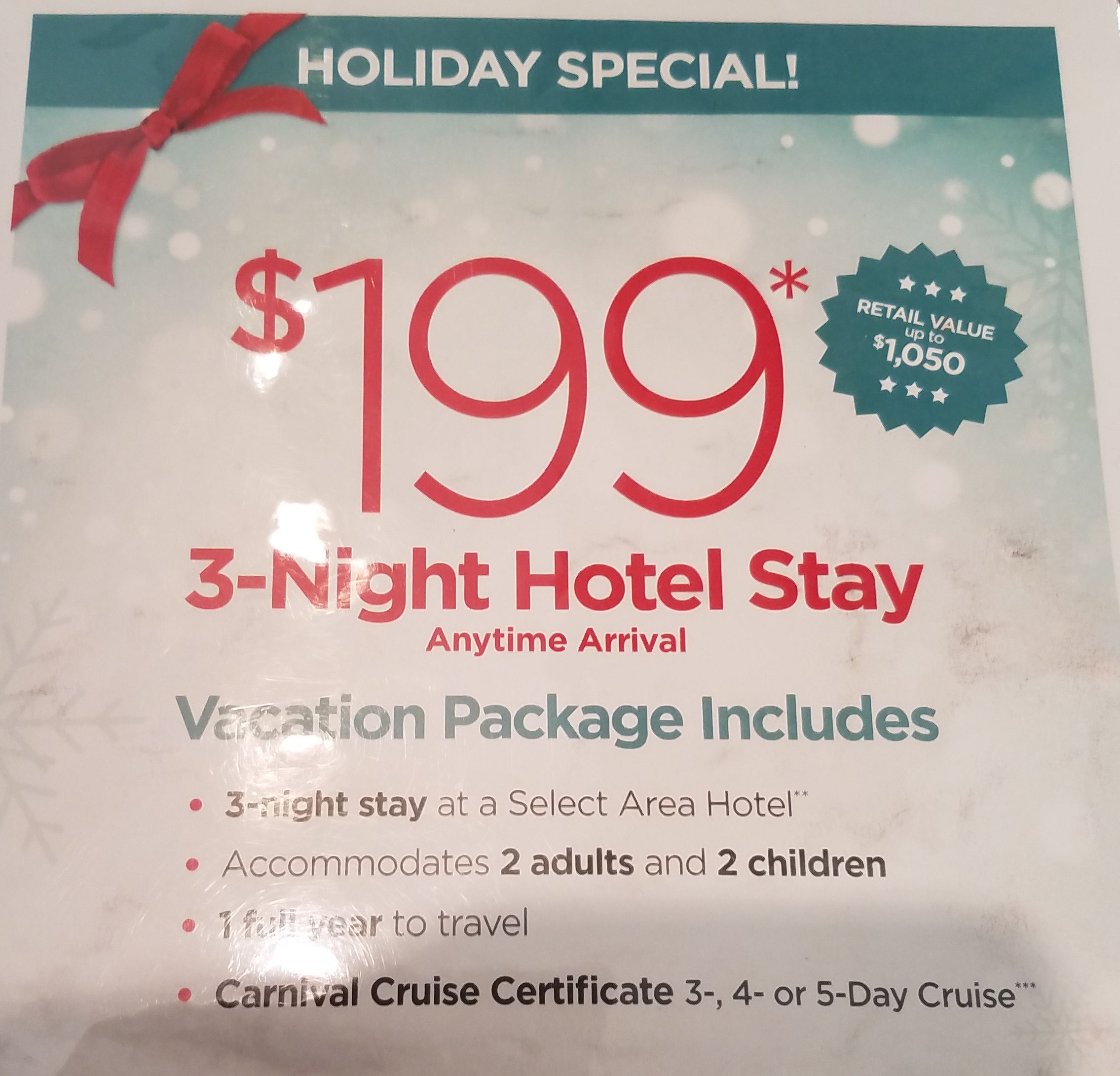 Vacation package