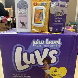 Huge Box Of Luvs 144ct! ALL FOR $30