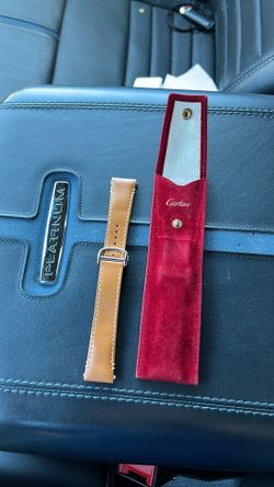 Cartier santos leather strap