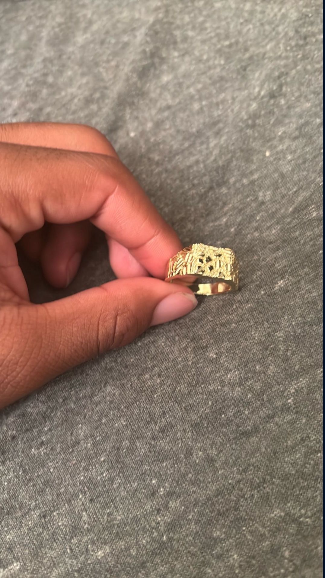 Gold Nugget Ring